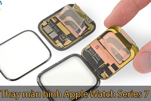 thay màn apple watch series s7 thép 41mm giá rẻ tại trung liệt